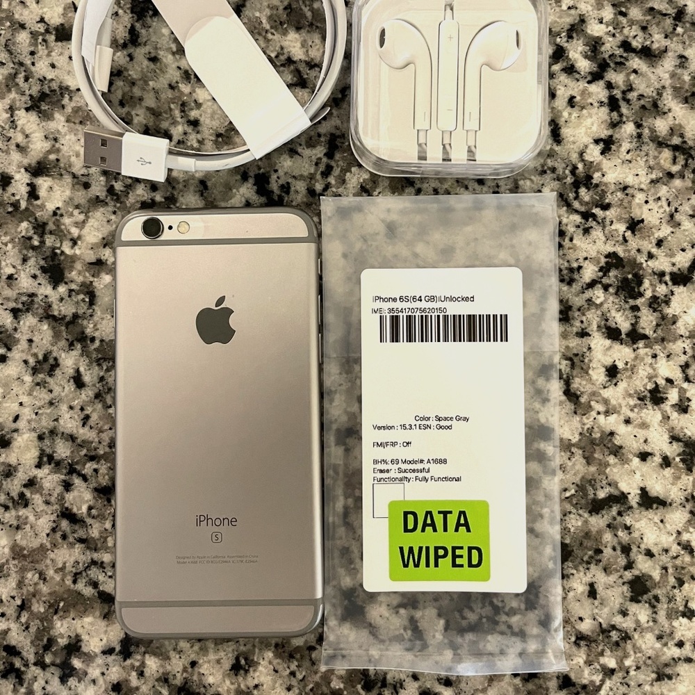 iPhone 6s 64GB - Space Gray - Unlocked